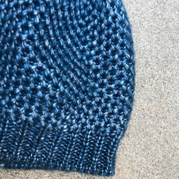 GOLD MEDAL INTERNATIONAL Pom Beanie Hat Knit Cap Blue One Size Womens Winter - Picture 4 of 6